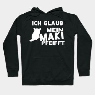 süßer Maki Riesenaugen Liebe Affe Phillipinen Hoodie